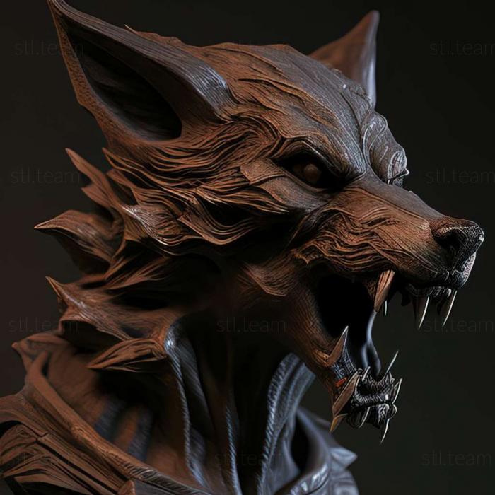 werewolf 3d model